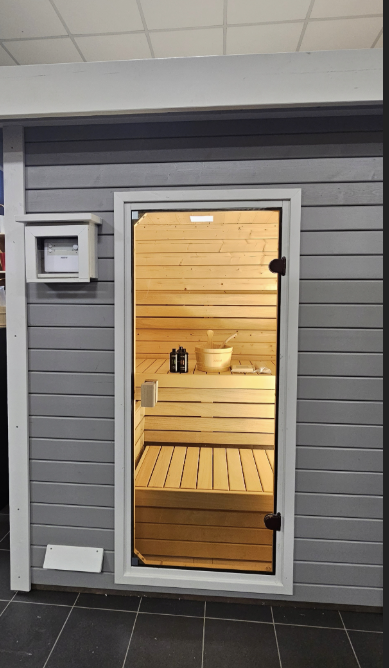 Sauna - Samsett með öllu sem þarf 185cm/138cm/215cm