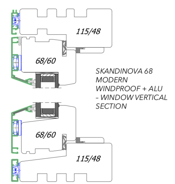 Sérsmíðaðir gluggar Malec ( Skandinova Windproof Iceland)