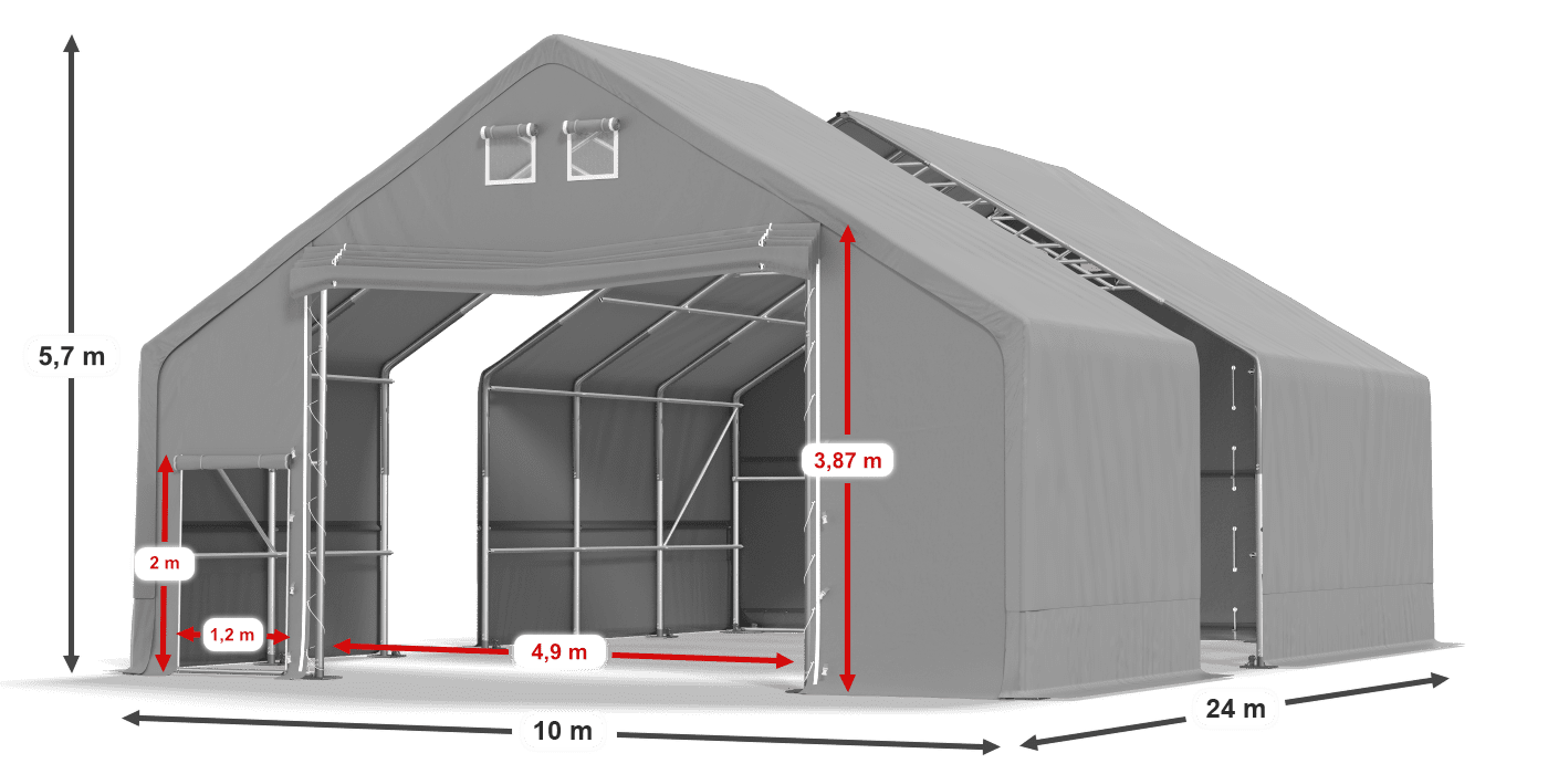 Dúkaskemma - Arctic 10x24 240fm.