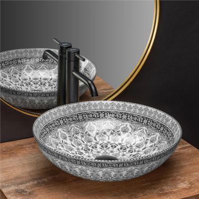 Rea Arte D.Grey handlaug 40 cm á borðplötu